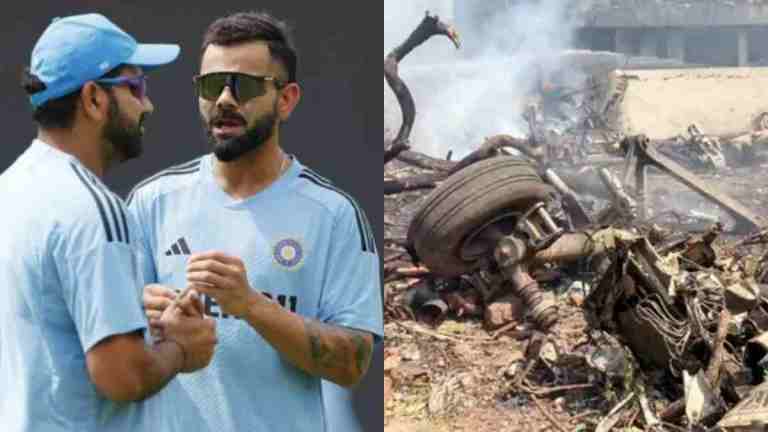 Virat Kohli, Rohit Sharma React After Tragic Air India Plane Crash Near Ahmedabad Airport